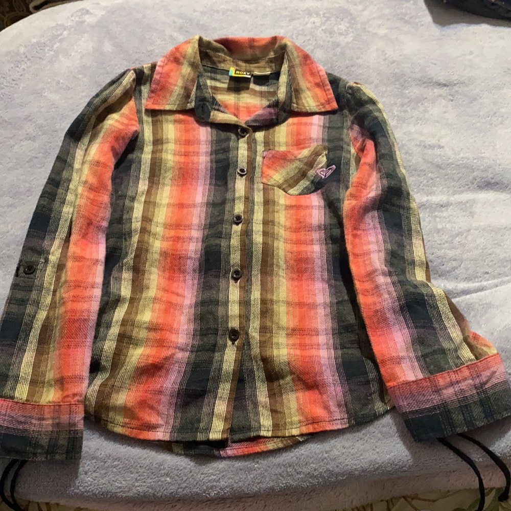 Preloved Roxy flannel - Picture 5 of 6